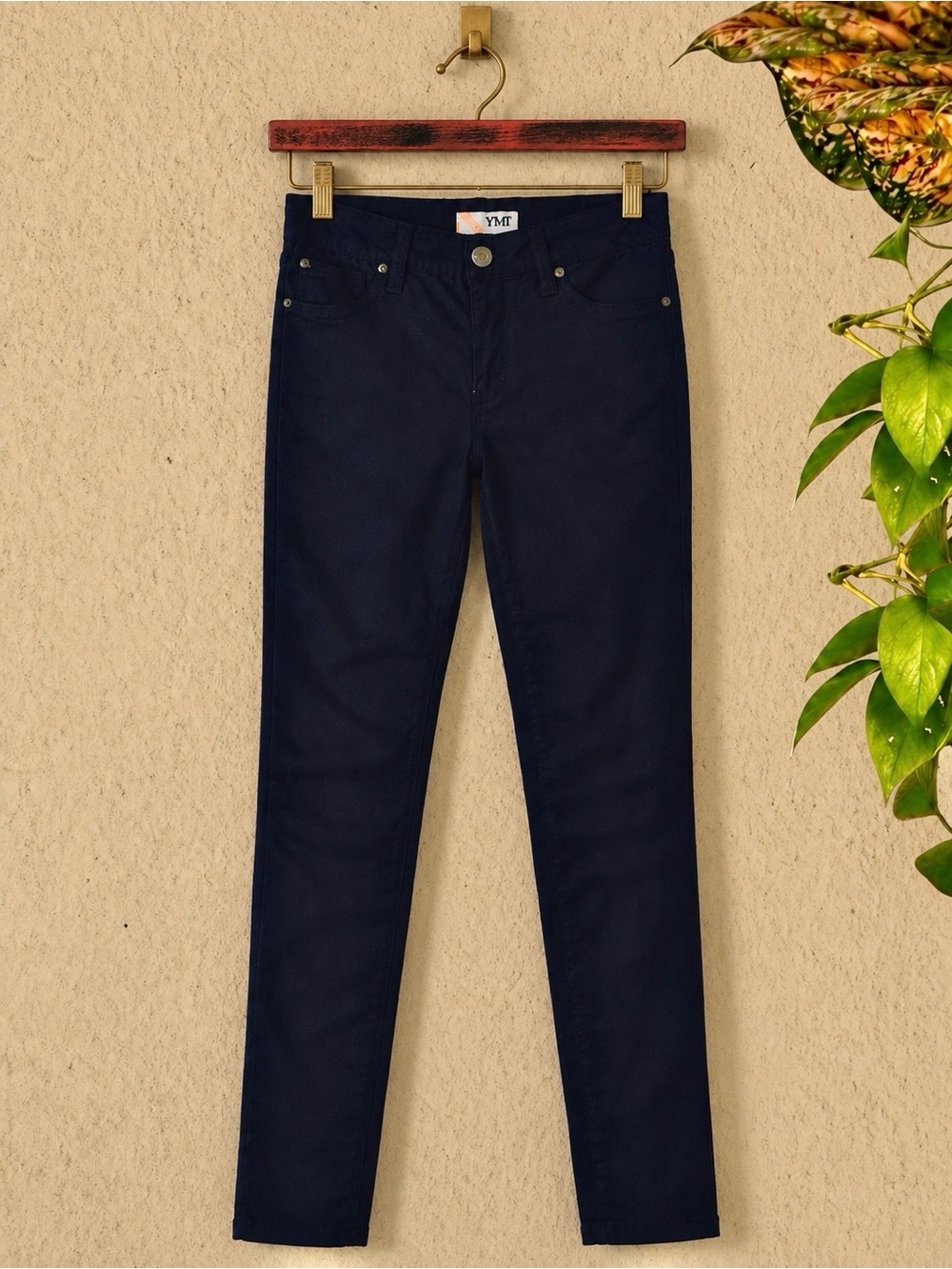 NWOT YMI Dark Wash Skinny Jeans Size S Stretch Mid Rise Slim Fit